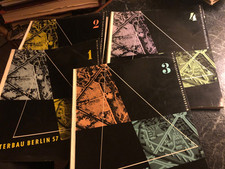 4 quaderni speciali Interbau Hansaviertel Berlino 1957 architettura RARI