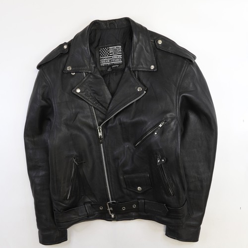 Giacca moto pelle - vintage, 9/11