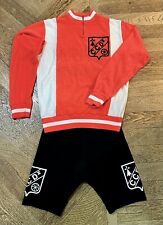 Rarissimo Completo Ciclismo Donna Vintage Maglia + Pantaloncini CCDz per Eroica