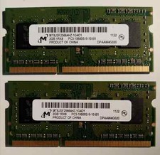 4 Gb RAM Sodimm (2X2GB)  DDR3
