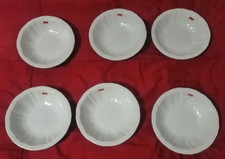 6 CIOTOLE PIATTINI FONDI FRUTTA / DOLCE MANDRIOT DOLCICOPPE VINTAGE! 15 cm