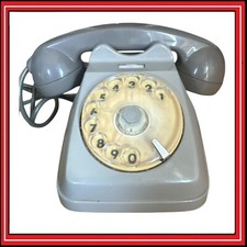 Telefono Fisso Vintage a DiscoRotella Disco Rotella SIP Anni 70 con Cornetta