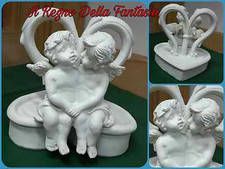 ANGELO ANGEL ENGEL PUTTINI COPPIA ANGELI BIANCHI NO LES ALPES