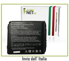 Batteria compatibile con PC Fujitsu Amilo  M7400 Serie 5200mAh 14,4/14,8V 0997