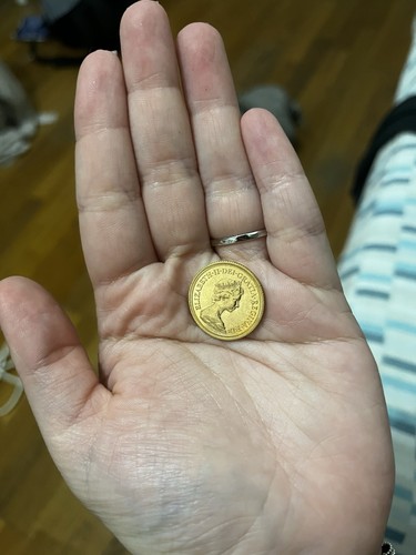 Sterlina oro 1974 regina - 1974,
