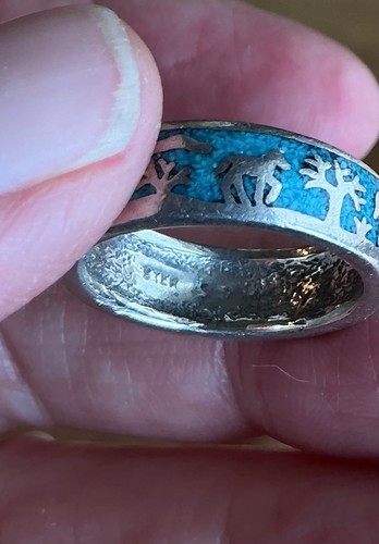 Anello argento fatto mano - in, a
