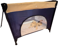 Lettino Box per Bambini,  gioco e nanna, lettino da viaggio reticolato