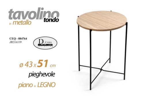 Tavolo tavolino tondo caffè - tondo,
