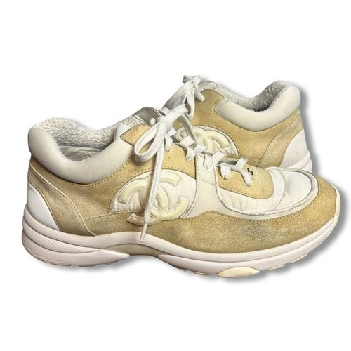 Sneaker chanel logo pelle - logo,