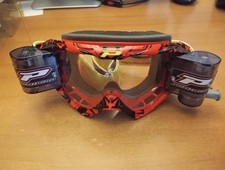 Mascherina Lenti Occhiali Progrip XL Roll Off Rossa