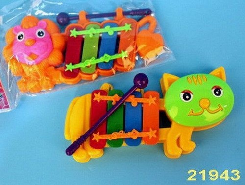 Set xilofono gattina colorata - xilofono,