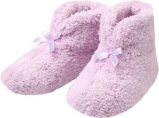 MSR Imports Pantofole da Donna in Ciniglia - Stivaletti Morbidi Ultra Peluche, Lavanda XL