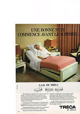 PUBLICITE  1980   TRECA   literie matelas