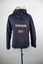 NAPAPIJRI GIUBBINO DONNA  CON CAPPUCCIO Tg. L WOMAN CASUAL JACKET VINTAGE NYLON