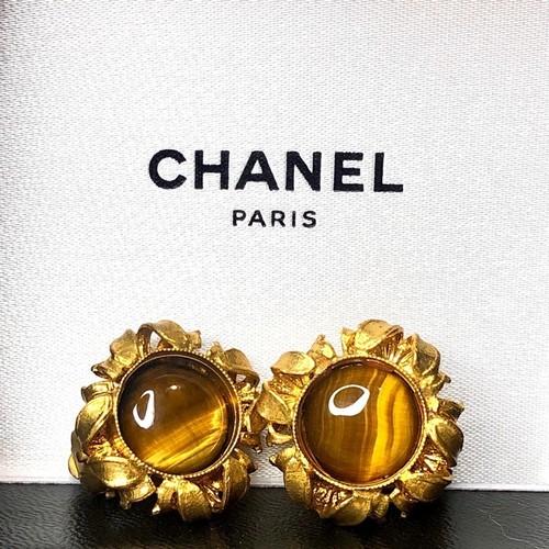 Orecchini chanel clip cabochon - clip,