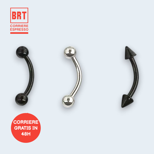 Set piercing sopracciglio - 3,