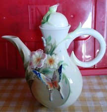 FRANZ teiera Porcellana Farfalle Perfetta In Scatola Originale