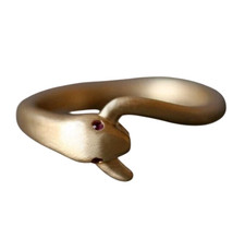 Unico 14K Oro Opaco Anello