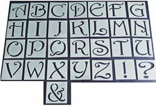 Stencil lettera alfabeto