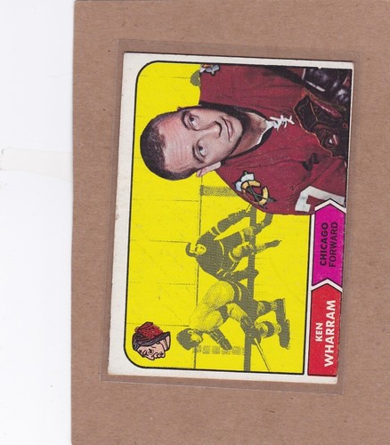 1968 topps hockey ken - hockey,