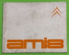 CITROEN AMI8  Anno 1970 Libretto Uso e Manutenzione ORIGINALE