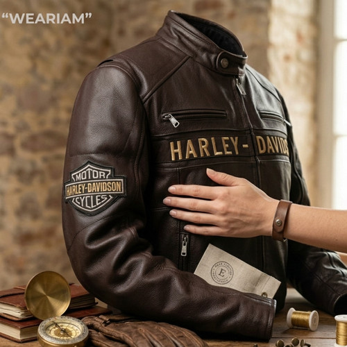 Giacca motociclista harley - giacca,