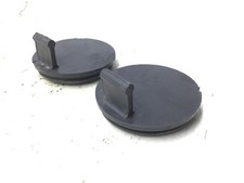 COPPIA TAPPI TAPPINI IN GOMMA CARENA CONTROSCUDO PIAGGIO VESPA ET4 50 2000 2005