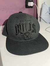 Chicago Bulls Windy City All Black 9Fifty New Era NBA Snap Back Hat Cap