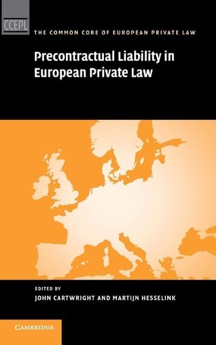 Precontractual liability - liability, in