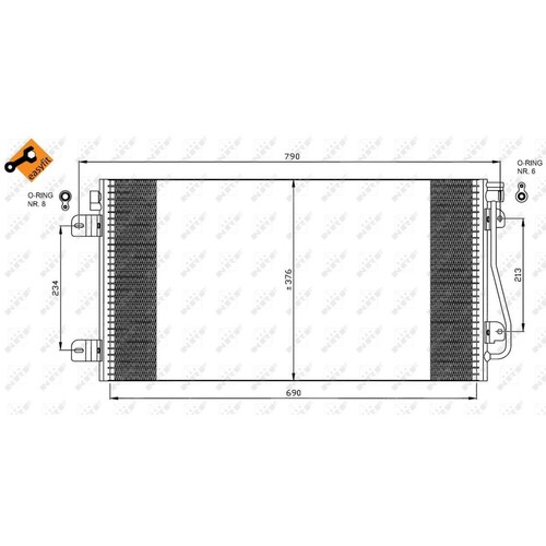 Condensatore climatizzatore - condensatore,