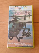 ELICOTTERI DA COMBATTIMENTO SEQUENZE SPETTACOLARI - VHS DELTA VISION  * RARA *