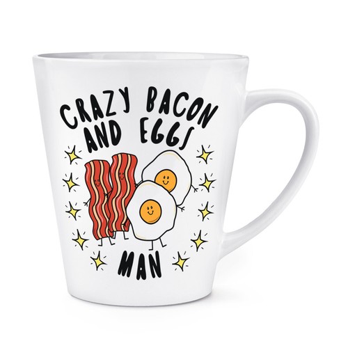 Pazzo bacon uova uomo stars - bacon,