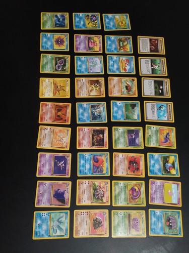 Lotto carte pokemon set - set, fossil