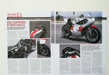 Clipping Articolo 2002 YAMAHA TZ 350 GP La Maxi Giapponese di 30 Anni Fa