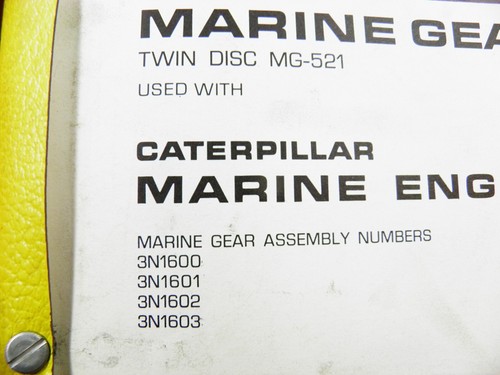 Cat caterpillar marine - caterpillar, gears