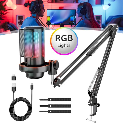Microfono usb rgb - rgb, gaming