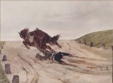 Antica stampa a colori del