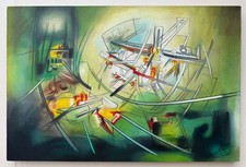 Roberto Matta olio su tela