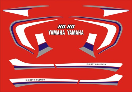 Kit decalcomanie yamaha - decalcomanie, rd125