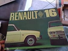 DEPLIANT RENAULT R16