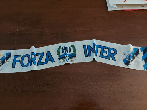 Sciarpa inter calcio 1988 - sciarpa,