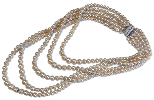 Collier collana antica perle - collier,