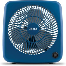 Jocca - Ventilatore Portatile da Terra o da Tavolo| 5 Pale| 3 Velocità
