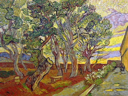Quadro van gogh - van, giardino
