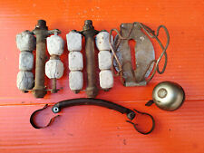 pedali bronzino portariviste maniglia saltafossi bici epoca