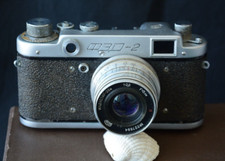 FED  2  FOTOCAMERA MADE IN URSS - VINTAGE RARA 1958 CON SCATOLA ED ISTRUZIONI