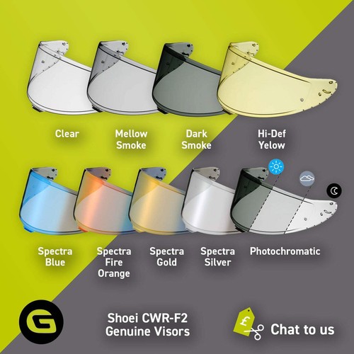 Visiere originali shoei cwr - visiere, cwr-f2