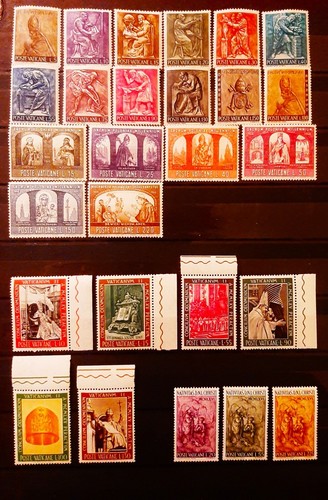 Francobolli vaticano serie - francobolli,