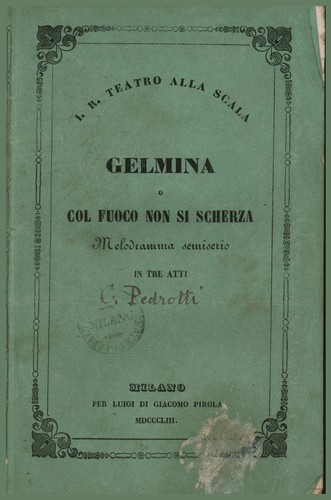 Gelmina col fuoco - col, si