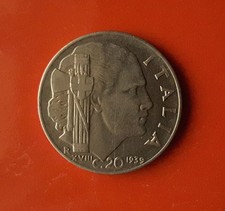 20 CENTESIMI 1939 XVIII IMPERO